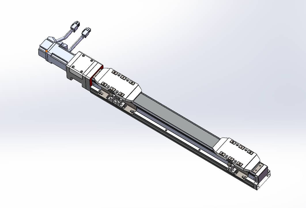 Bi-directional left and right hand ball screw mechanism for synchronized linear motion